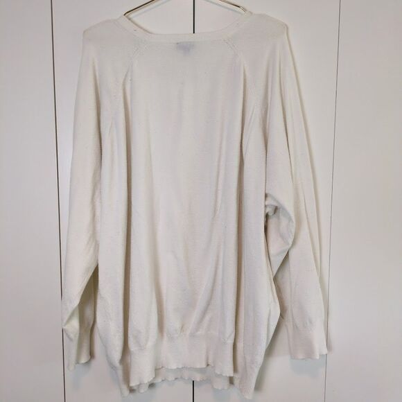 Torrid Soft Sweater Women’s Plus 5X 22 Off White Long Sleeve - Picture 5 of 5